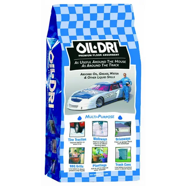 Oil-Dri Multi-Purpose Premium Floor Absorbent 8 Lbs Spills and Leaks