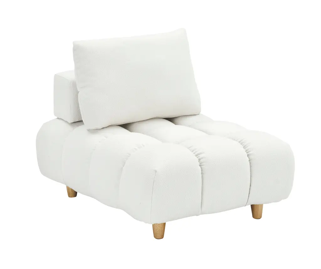 30 Inches Long Teddy Sofa Material Spacious And Cozy Seat Plush Comfort fan chen furniture