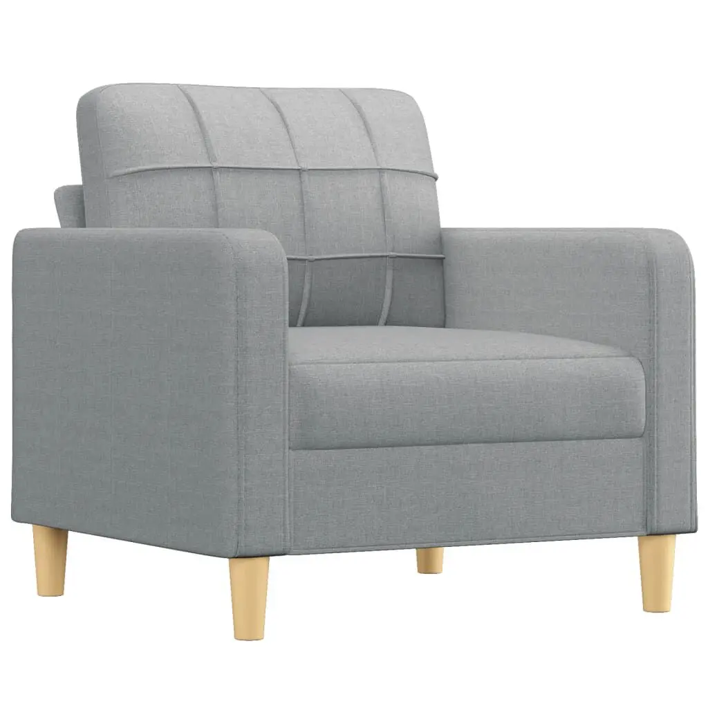 Sofa Chair Dark Gray 23.6 Inches Fabric Living Room Accent Chair