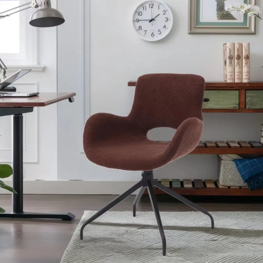 Teddy Velvet Upholstered Chair Metallic Legs Modern Accent Chair ts furniture