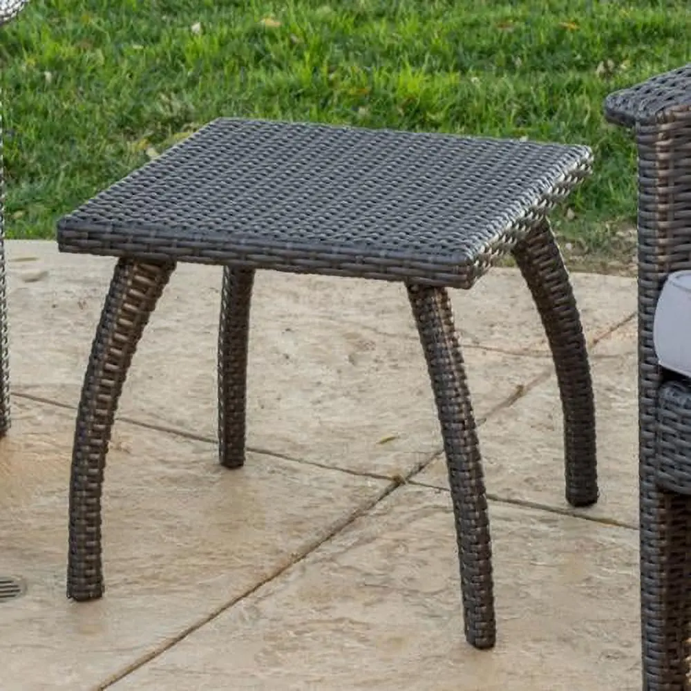 Athens Grey Accent Table Indoor Outdoor Use GDFSTUDIO