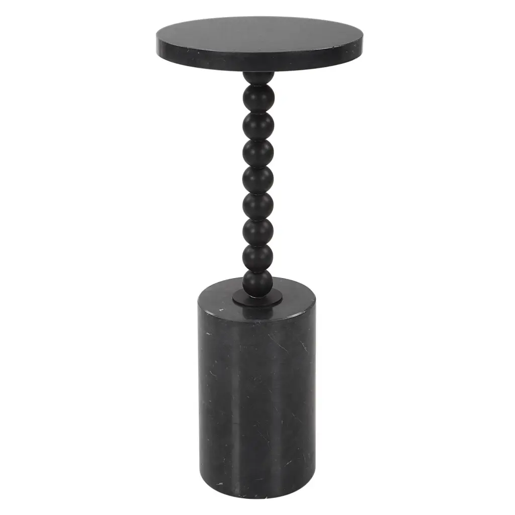 Uttermost Bead Drink Table - 24 Inches Tall and 10 Inches Wide - Accent Table