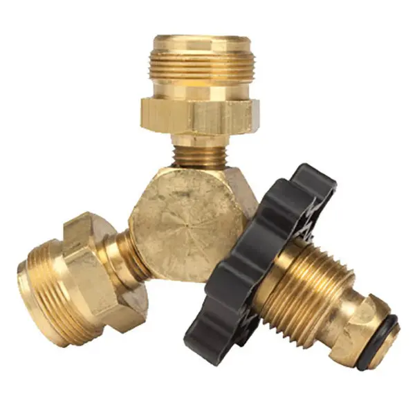 Mr Heater F271715 Propane Y Male Adapter Handwheel Secure Connections