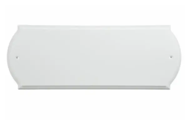 Hillman Fasteners 848711 Wood Paintable Address Plate White Customizable House Number
