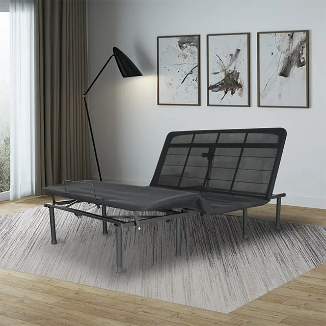Customizable Bed Base Motorized Head And Foot Incline Quick And Easy Assembly Adjustable Bed rnb