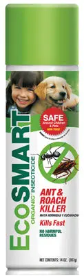 EcoSmart 33500 Organic Ant & Roach Killer Aerosol 14 Oz Natural Pest Control