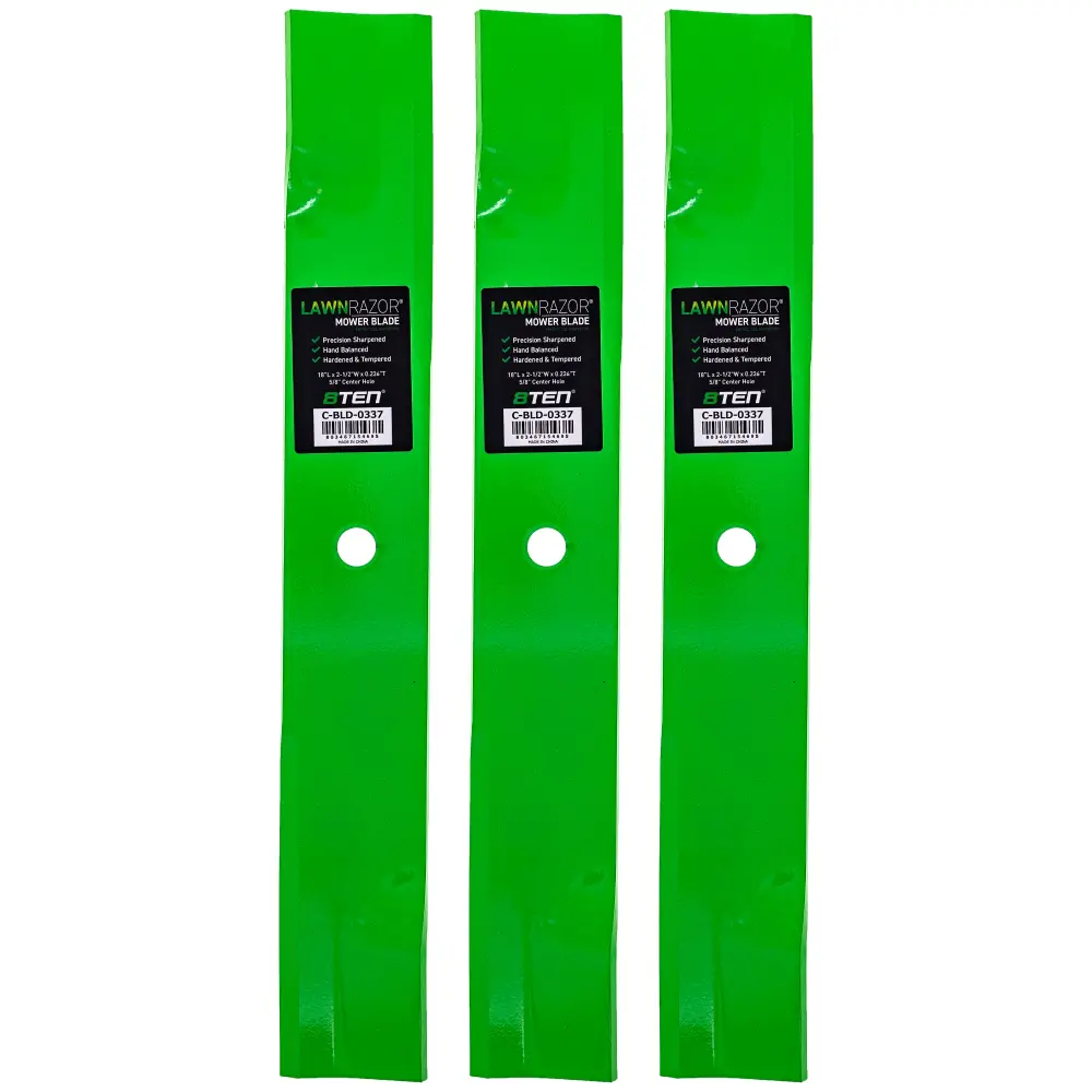 LawnRAZOR Low Lift Blade Toro 103-2508 103-6580 1-633485 103-6580-S 105-7795-03 E633485 1-303439 | SET THREE