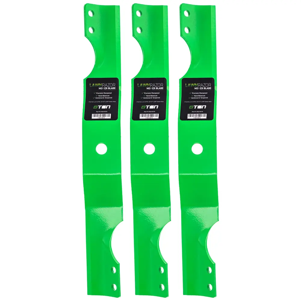 LawnRAZOR Notched Notched Medium Lift Blade Ariens Gravely 03971900 03746500 | SET THREE