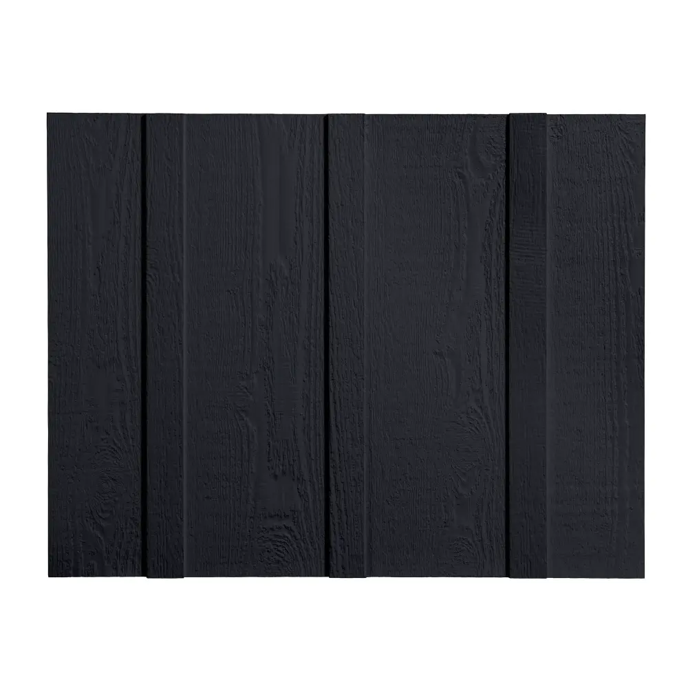 Board and Batten Siding 3/8" x 12" x 144", Midnight (4 Units)