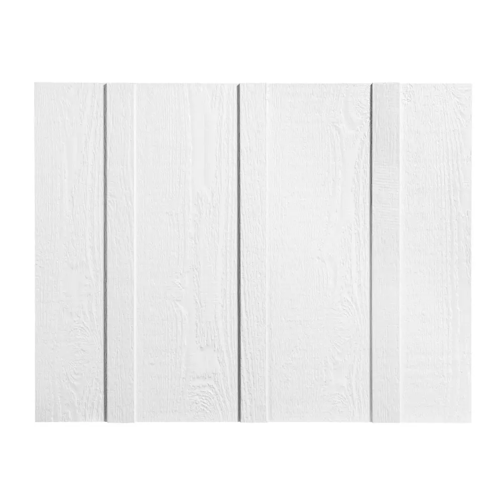 Board and Batten Siding 3/8" x 12" x 144", Pearl (4 Units)