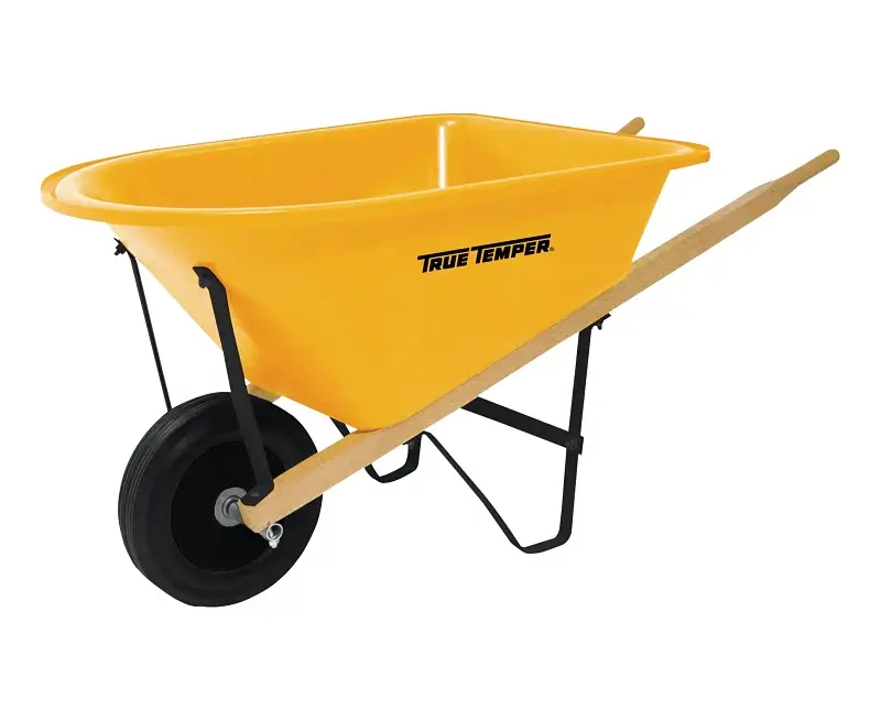 True Temper KPWBLW5 Wheelbarrow, Poly, 16 Wheel