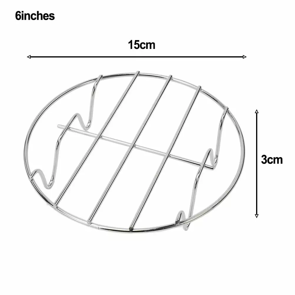 Cogfs 6 Inch Air Fryer Grill Rack - Single-Layer Baking Tray Air Fryers and Ovens 10