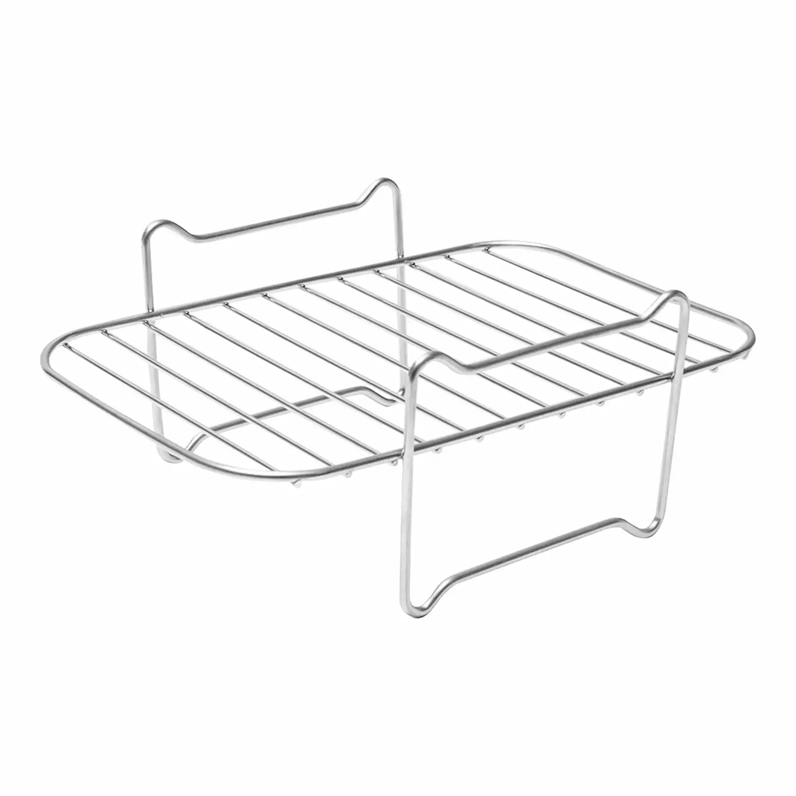 Lhxiqxz Stainless Steel Multi-Layer Air Fryer Rack Double Binquireet Fryers Cooking Dehydrating