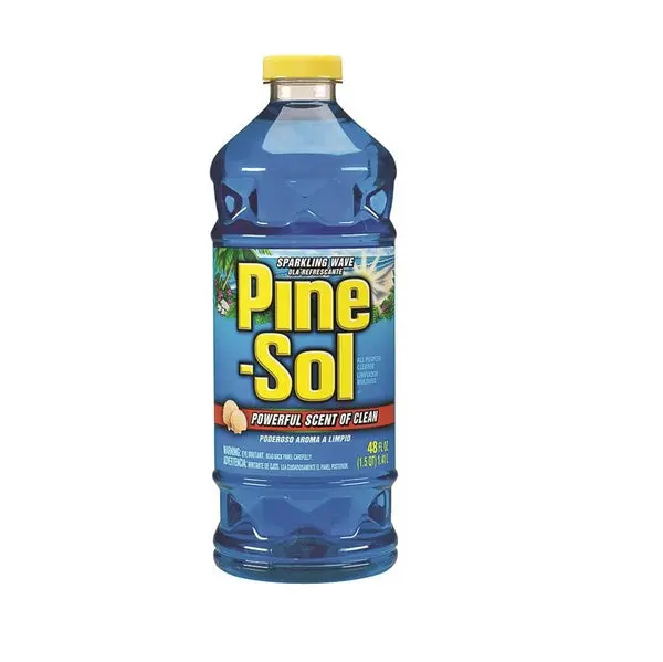 Pine-Sol 41904 All Purpose Cleaner Clear Blue 48 Oz Multi-Surface Cleaning