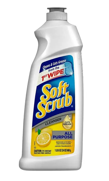 Soft Scrub 000865 All Purpose Surface Cleanser Lemon 24 Oz Kitchen and Bathroom Cleaning