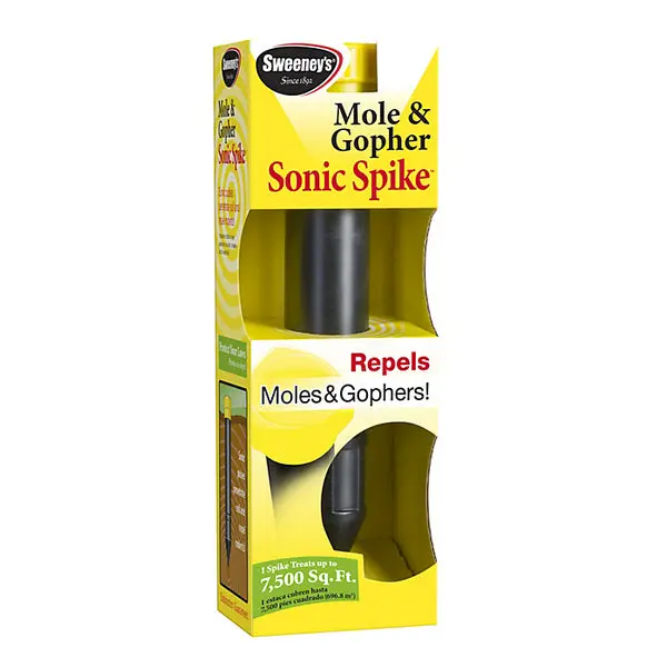 Sweeney’s S9012-1 Mole Gopher Sonic Spike Treats Up To 7500 SqFt Pest Control Sweeney's