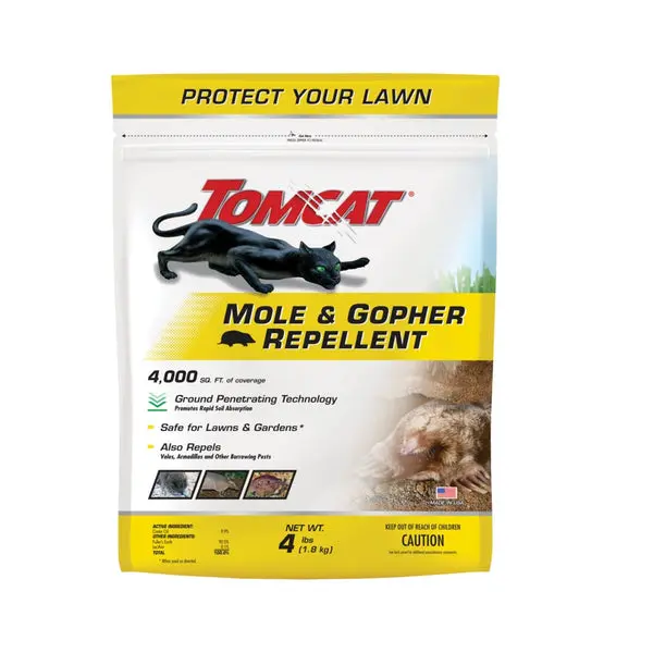 Tomcat 0348304 Mole and Gopher Repellent Granule 4000 sq-ft Coverage
