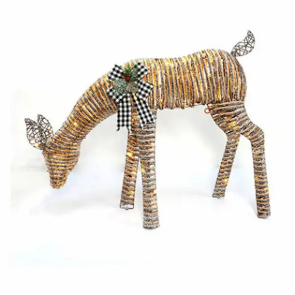 Holiday Wonderland 53111-88 LED Feeding Doe 34 Inch Outdoor Christmas Decoration
