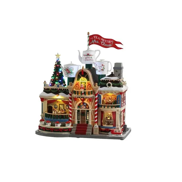 Lemax 35018 Christmas Tea Mrs. Claus 4.5 Volt Animated Scene