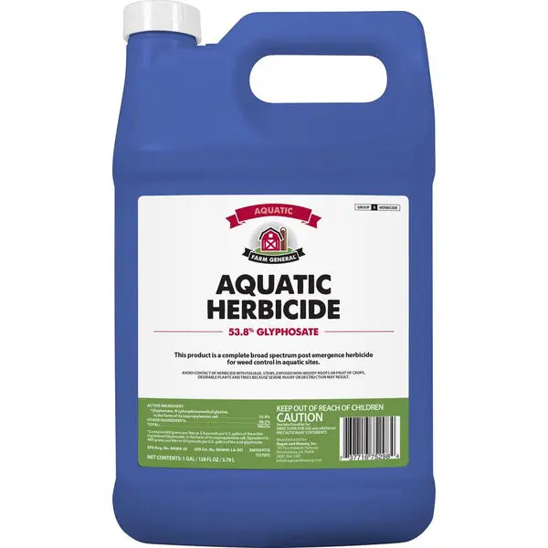 Farm General 75298 Aquatic Herbicide 53.8% Glyphosate 1-Gallon Water Weeds