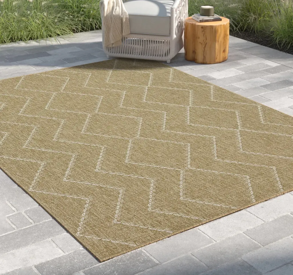 Earth GC NTL1011 Jute White 7 Ft. 10 . X 10 Ft. 3 . Indoor Outdoor Rug icona home decor