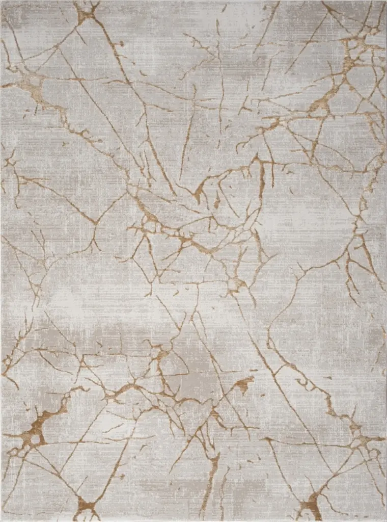Elegance GC CNC6004 Precious Metal 7 Ft 10 X 10 Ft 3 Area Rug Beige Polyester icona home decor