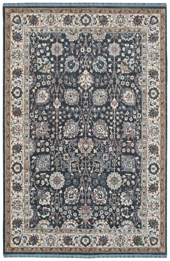5'3" x 7'3" Transitional Oriental Cut Pile Rectangle Area Rug Multi kaleen