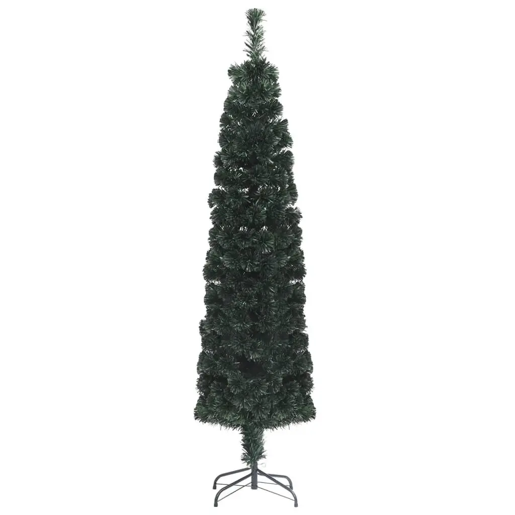 4 ft Artificial Slim Christmas Tree Stand Fiber Optic Holiday Decor