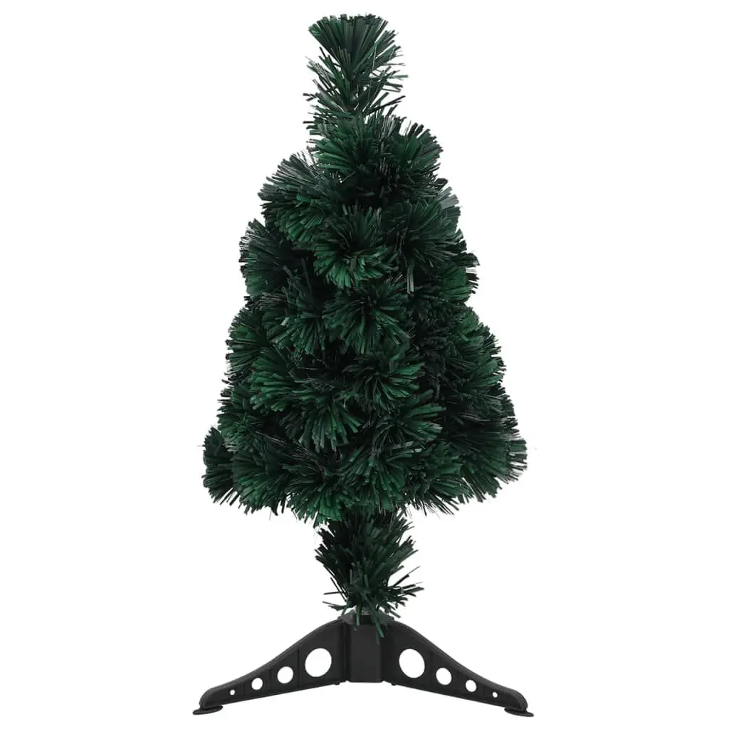 2 ft Artificial Slim Christmas Tree Stand Fiber Optic Compact Holiday Decor