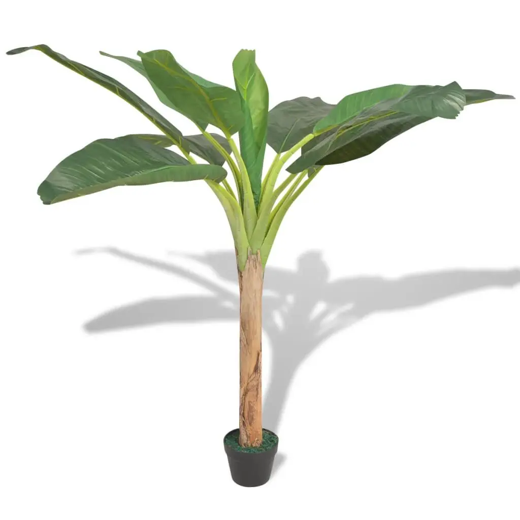 Artificial Banana Tree Plant Pot 59 Inches Green Fake Plant
