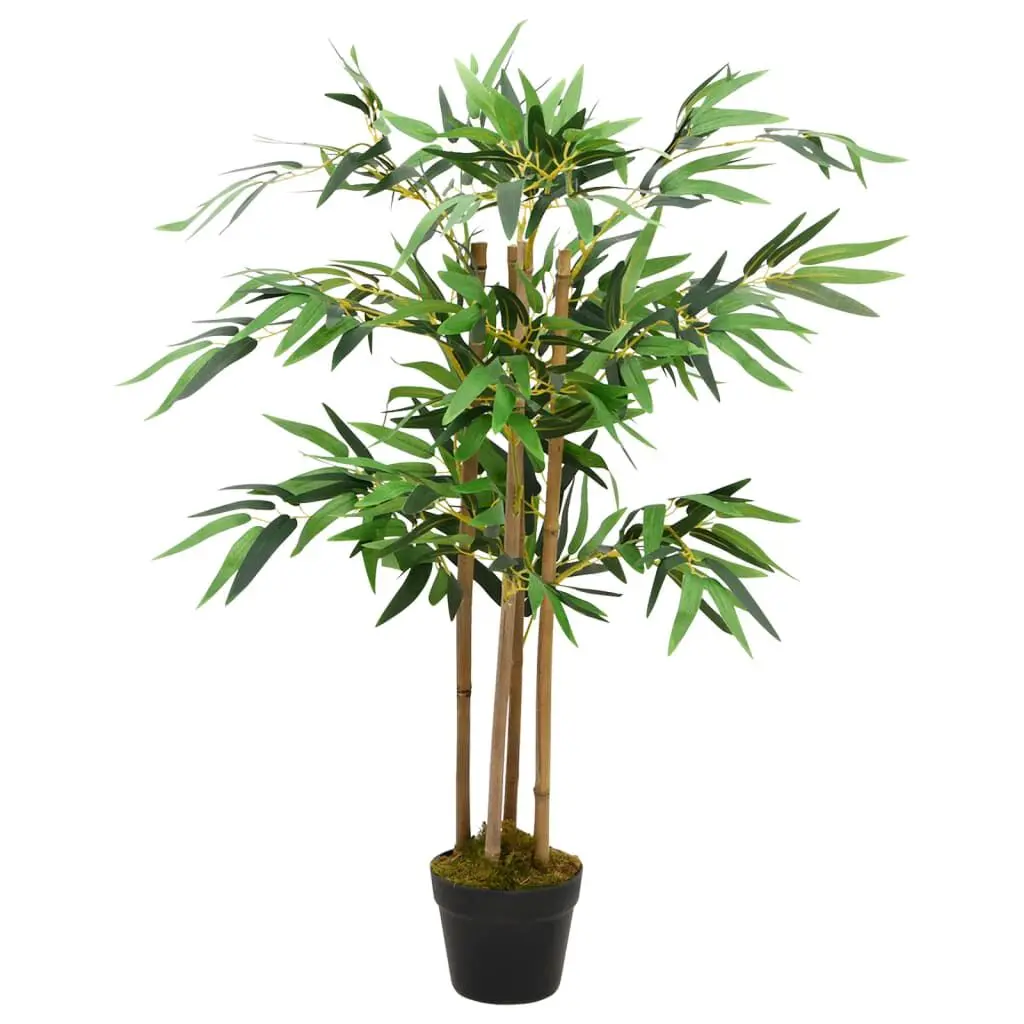 Artificial Bamboo Plant Twiggy Pot 35.4 Inch Indoor Outdoor Decor