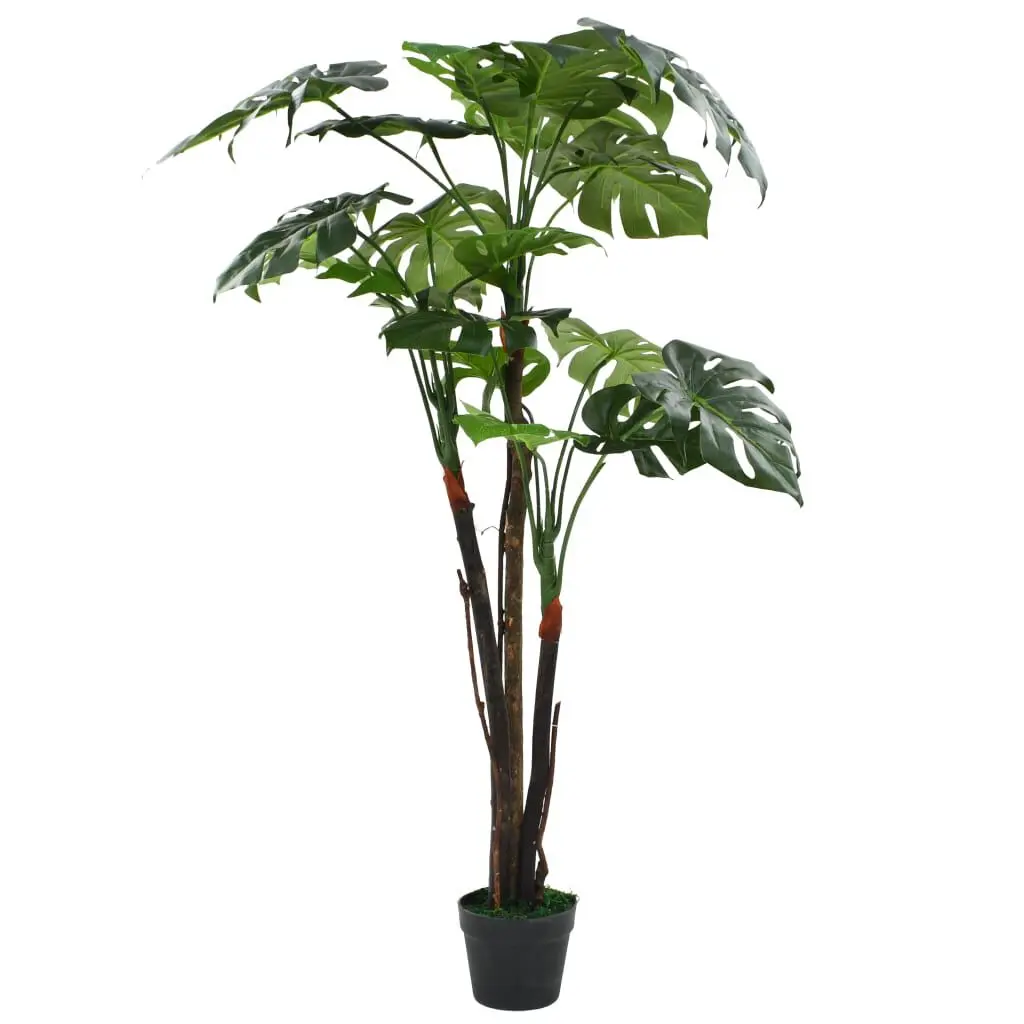 Artificial Monstera Plant Pot 51.2 Inches Green Fake Plant Decor