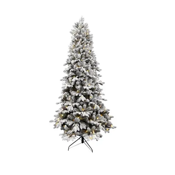 Santas Forest 33976 Christmas Tree 7.5 Feet Pre-Lit Holiday Decor
