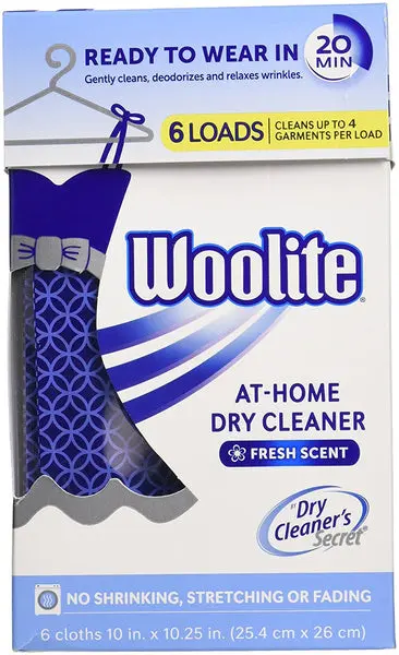 Woolite Dry Cleaner's Secret At-Home Dry Cleaner Fresh Scent 6-Loads Fabric Care