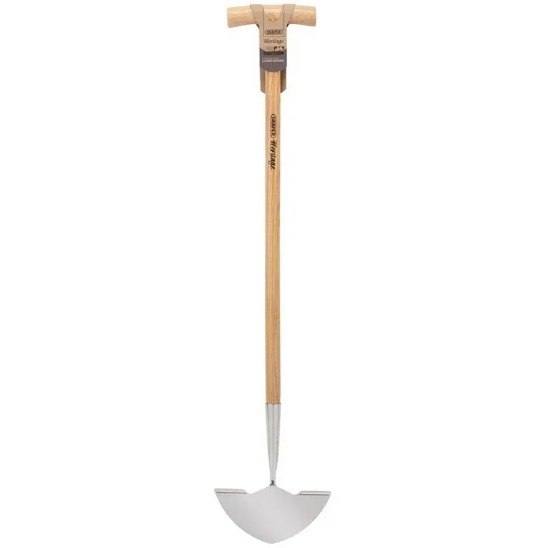 Draper DGLEG/L Draper Heritage Stain-proof Steel Lawn Edger Ash Handle - (99021) Safety Guard