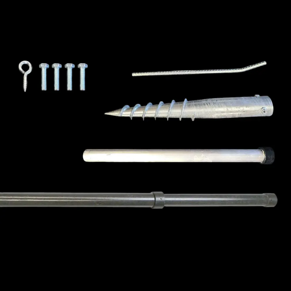 Light Pole - Modifiable Height w/ Ground Auger Operator Manual