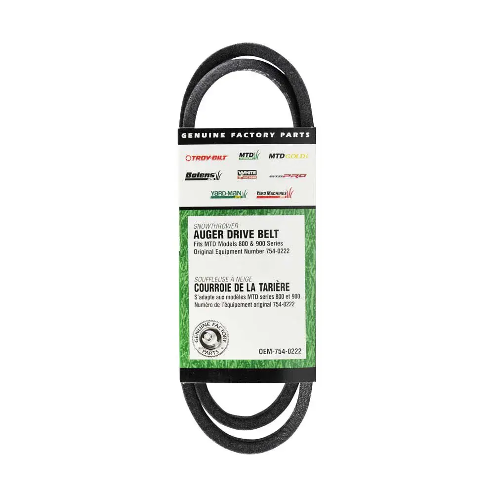 MTD 954-0222A Actual OEM Snow Blower Auger Belt