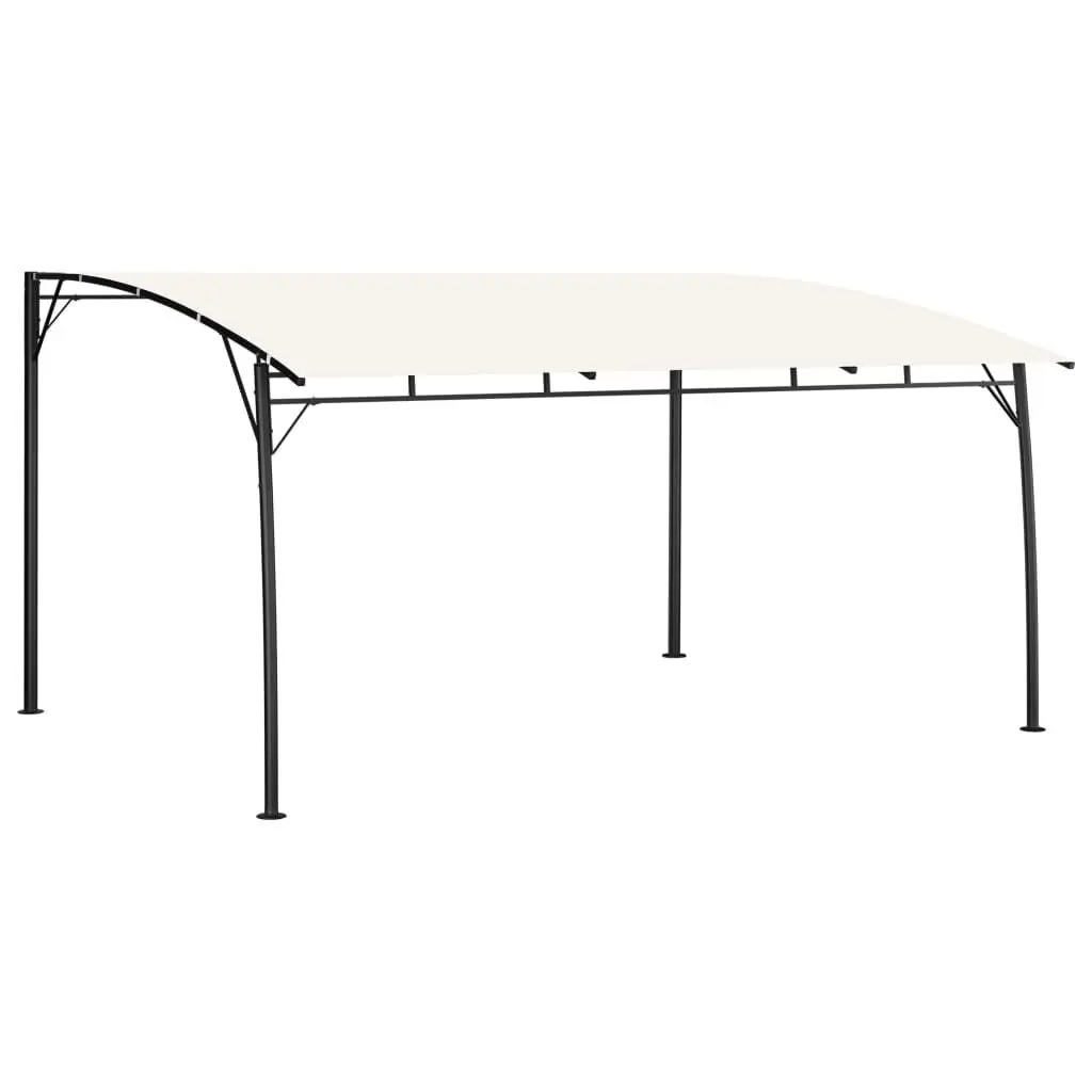 157.5x118.1x100.4 Inch Cream Garden Sunshade Awning Large Outdoor Cover