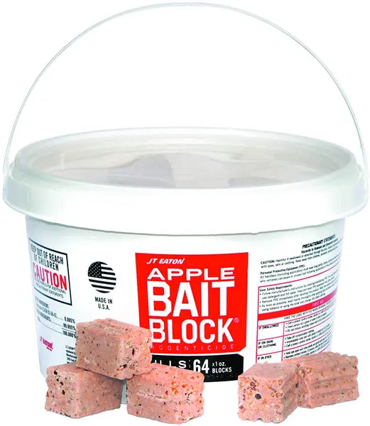 JT Eaton 704AP Apple Flavor Bait Block 4 LB Rodent Control
