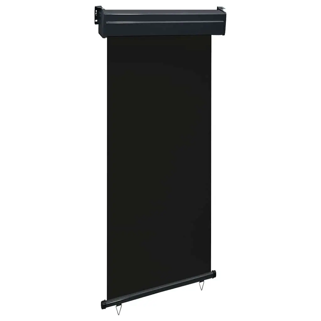 41.3x98.4 Inch Balcony Side Awning Black Retractable Sun Protection