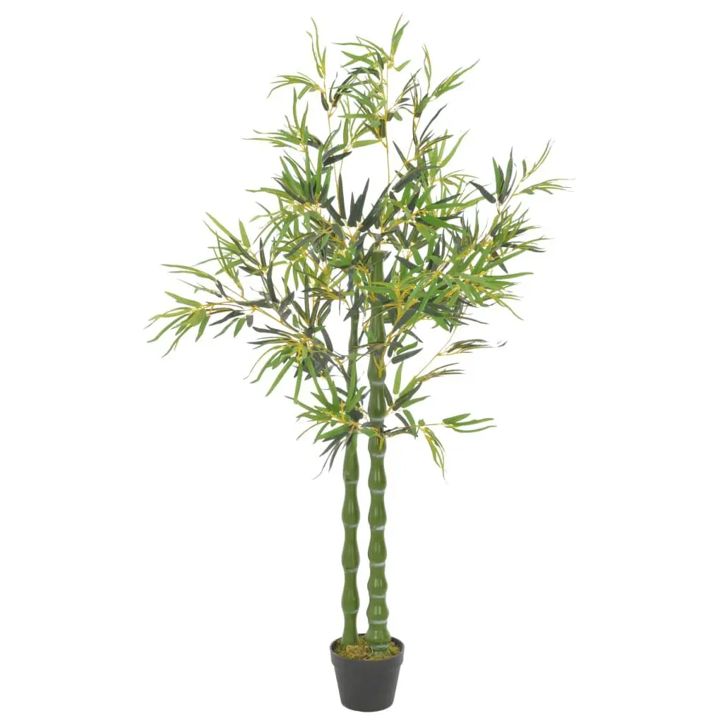 Artificial Plant Bamboo Pot Green 63 Inches Tall Indoor Outdoor Decor