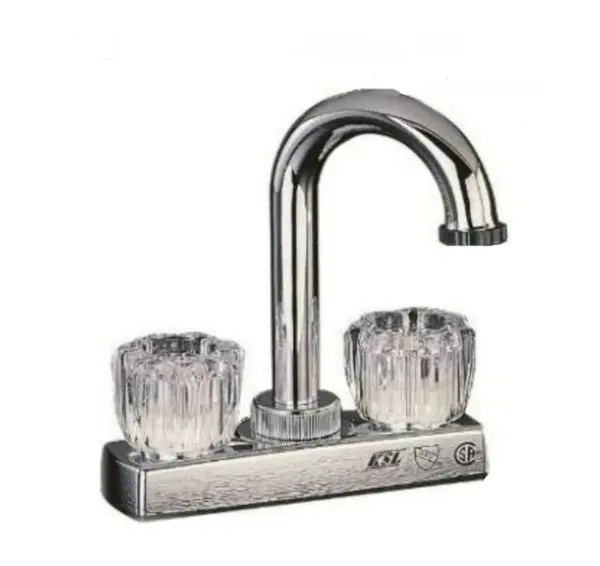 Topmost PF4205A 4-Inch Chrome 2-Handle Bar Sink Faucet Commercial Use