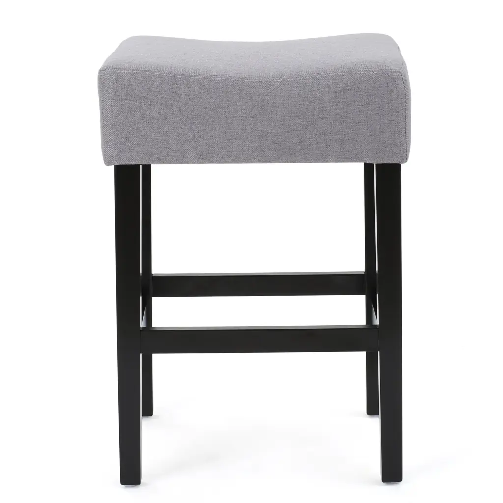 Zuma KD Backless Counter Stool Light Grey Material nh-purenest
