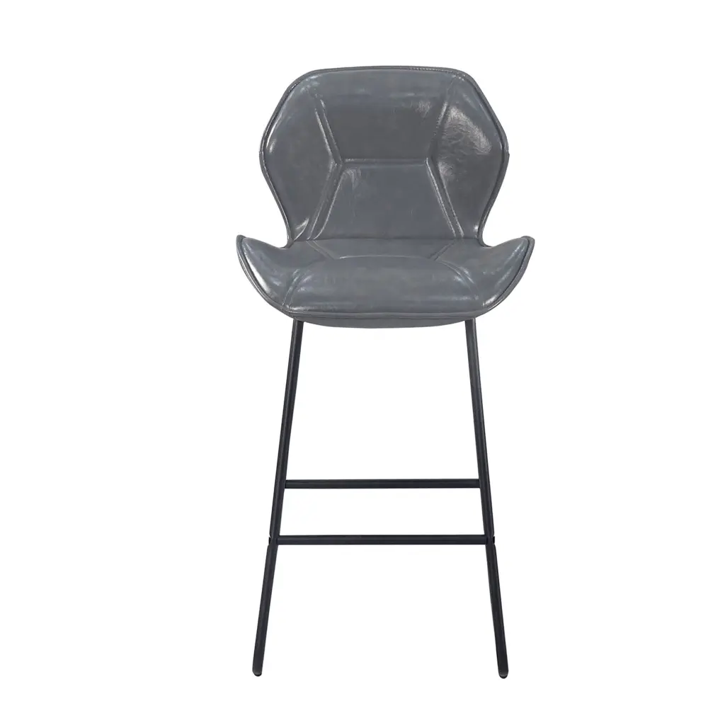 Set 2 Hide Bar Chair High Density Sponge PU Chair Counter Stools rnb
