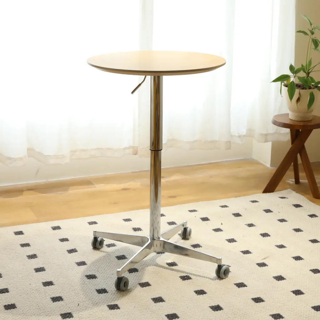 Movable Customizable Bar Table 360 Swivel Counter Height Adjustable w2105