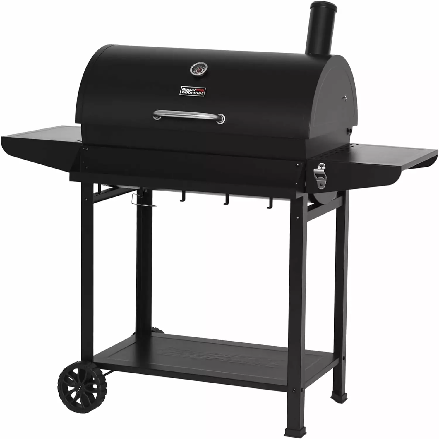 CC1830T 30-Inch Barrel Charcoal Grill Front Storage Outdoor BBQ Parties
