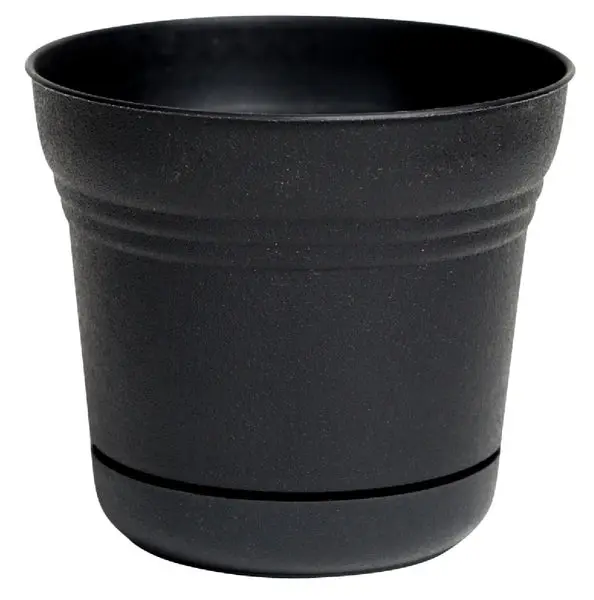 Bloem SP1400 Planter Plastic Black Garden Pot