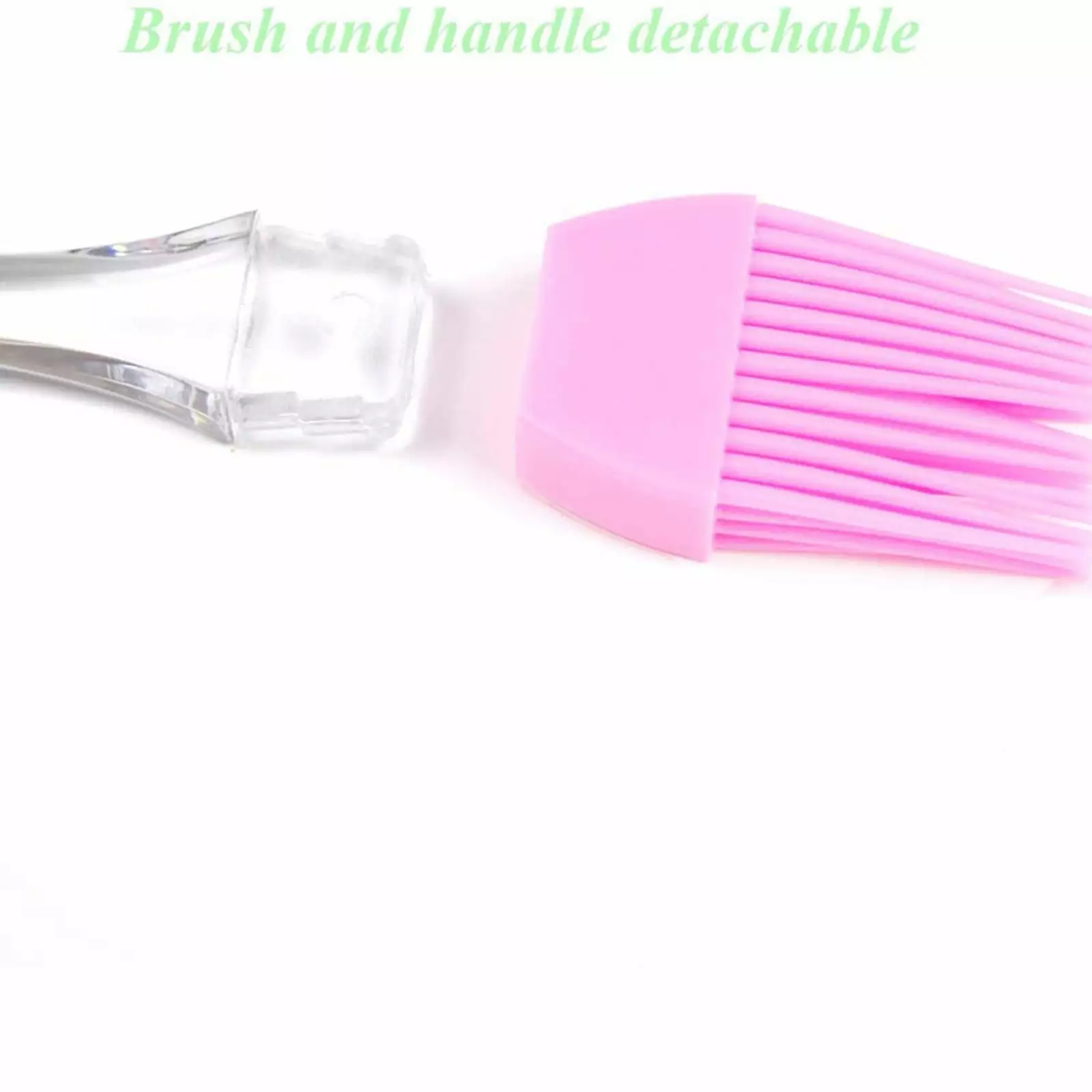 Ploknplq Silicone Baking Basting Brush - Multi-purpose Oil Brush BBQ and Toilet Cleaning