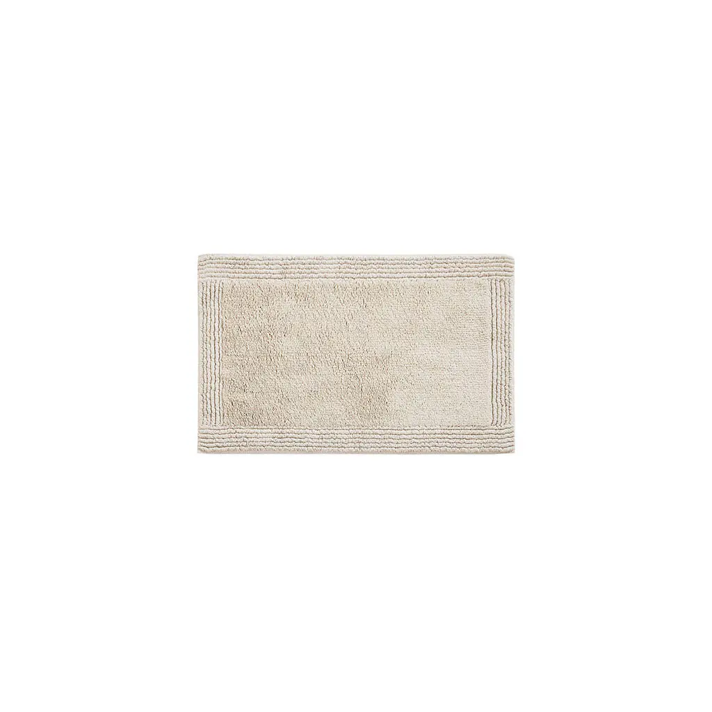 100% Cotton Tufted 3000 GSM Reversible Bath Rug Natural Cotton Bath Mat jla