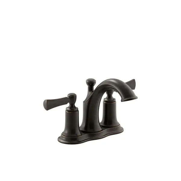 Kohler R72780-4D1-2BZ Elliston Centerset Bathroom Sink Faucet 2-Handle Bronze